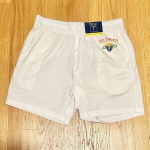 Polo Ralph Lauren Men’s Size M White 6 Inch Comfort Length Sleep Shorts